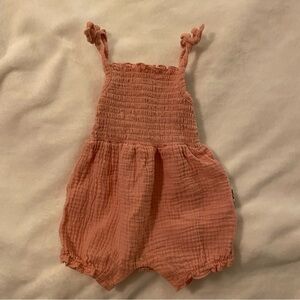 Peach Baby Romper